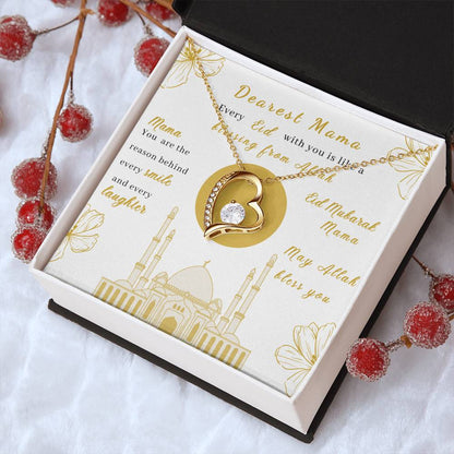 Beautiful Eid Gift For Mama Blessing From Allah 1 Forever Love Necklace