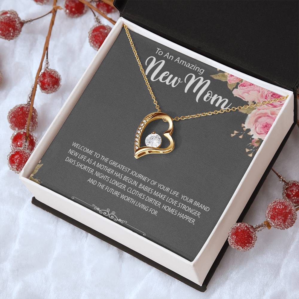 To New Mom Welcome To Motherhood 925 Sterling Silver Pendant 1 Forever Love Necklace