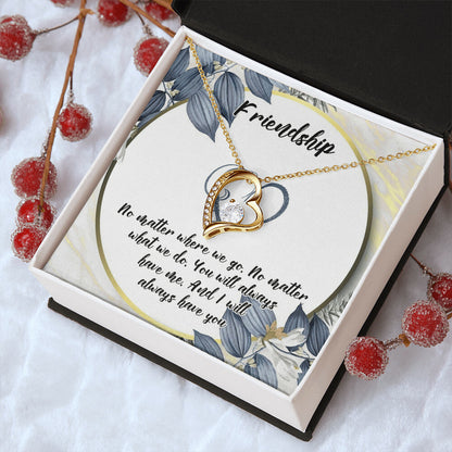 Best Friend Necklace Gift Friendship Necklace Gift Best Friend Birthday Gift Jewelry Soul Sister Forever Love Necklace Friendship Forever Love Necklace