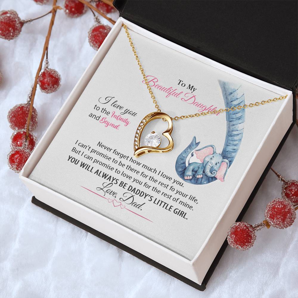 Dad To Daughter Forever Love Necklace