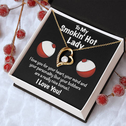 Fisherman's Lady  Customize Gift?? Heart Necklace Forever Love Necklace