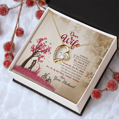 To My Wife Forever Love Necklace