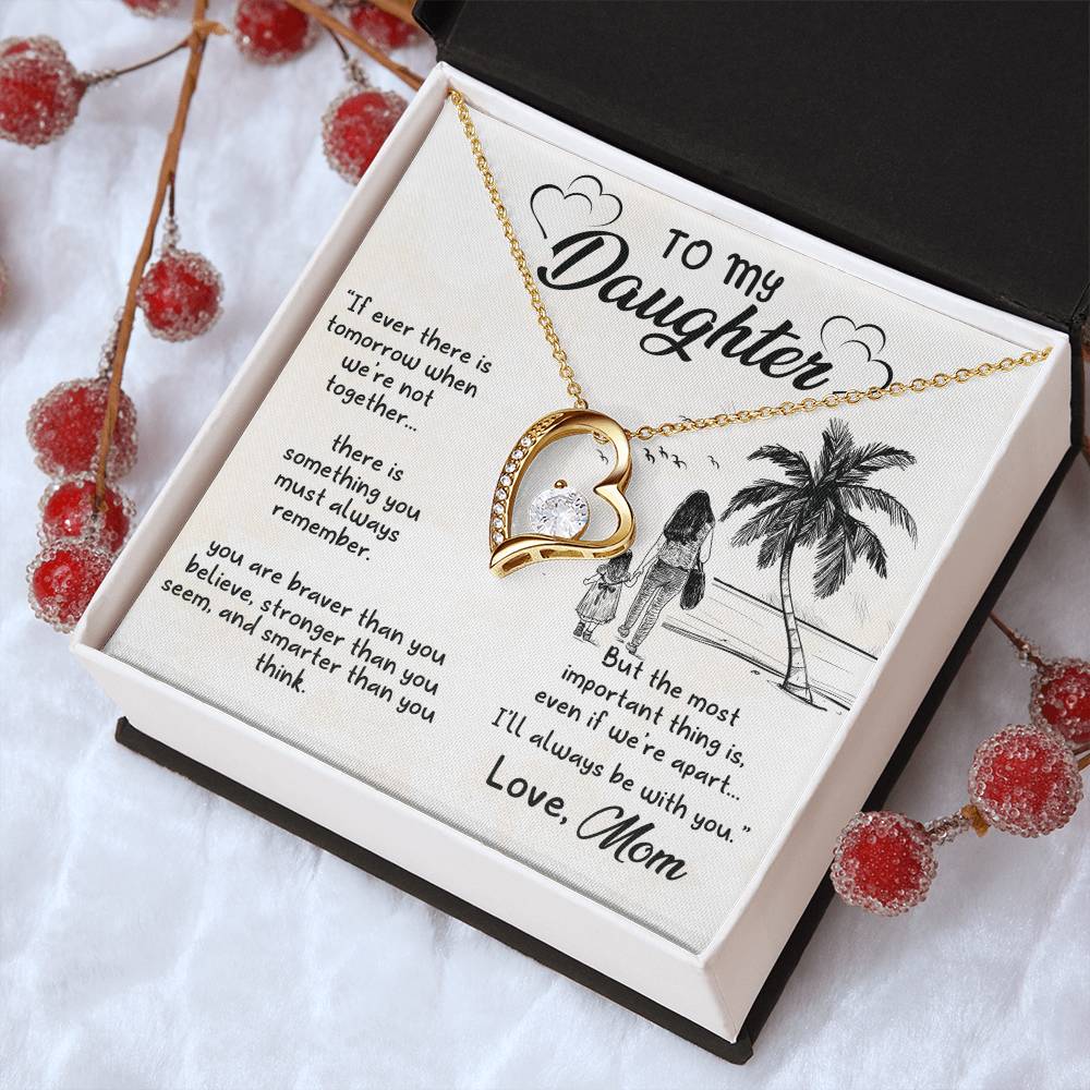 Gift For Daughter From Mom Someday When Pages Of My Life Ends Daughter Necklace Gift For Daughter Daughter Jewelry Mother Daughter Forever Love Necklace