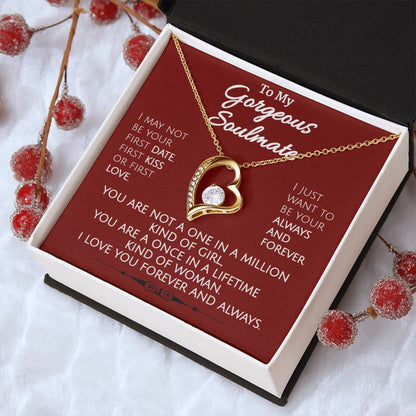 Forever Love Necklace To My Gorgeous Soulmate 1 Forever Love Necklace