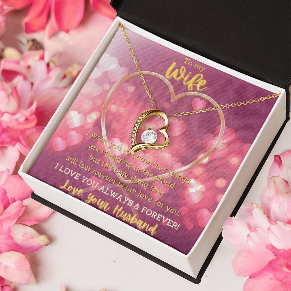 Evernity Heart Necklace Forever Love Necklace