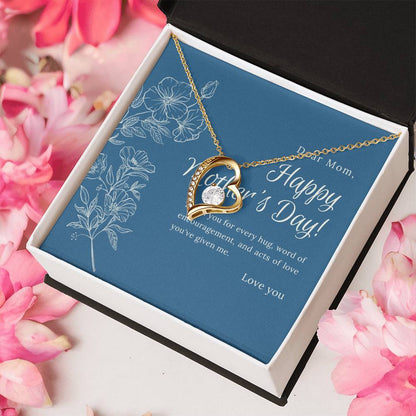 Forever Love Necklace Happy Mother's Day Forever Love Necklace
