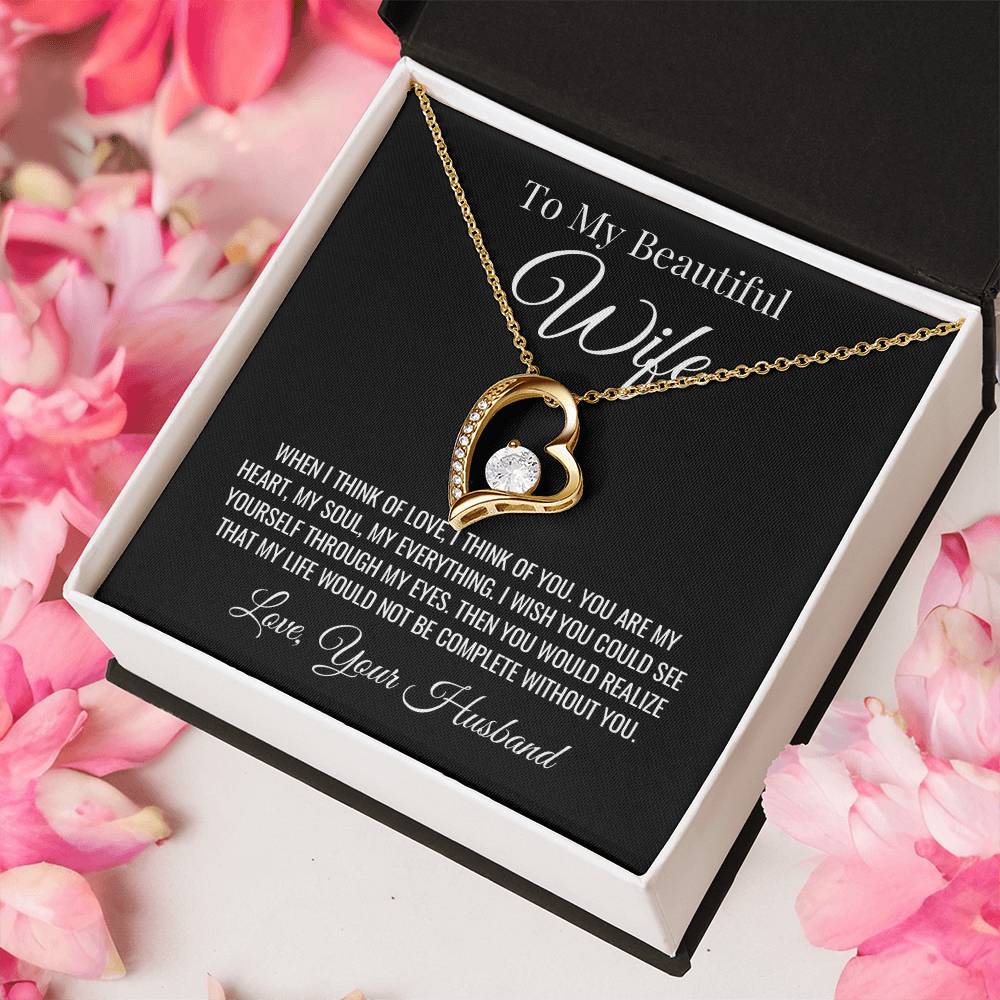 Wife Forever Love Valentine's Necklace 1 Forever Love Necklace
