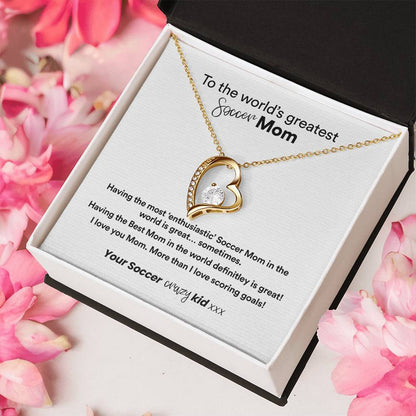 To The World's Greatest Soccer Mom – Forever Love Necklace Forever Love Necklace