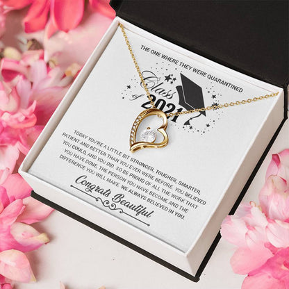 Class Of 2021 Graduation Gifts For Her Graduation Gift For Daughter Feeling Proud Gift On Child's Graduation Best Graduation Gift Forever Love Necklace