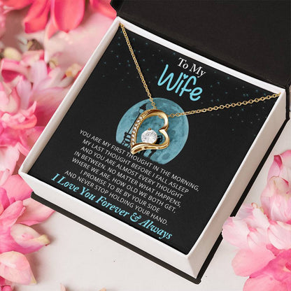 To My Wife Necklace Anniversary Gift For Wife Gift For Wife Wife Necklace Wife Birthday Gift Valentines Day Gift For Wife Forever Love Necklace
