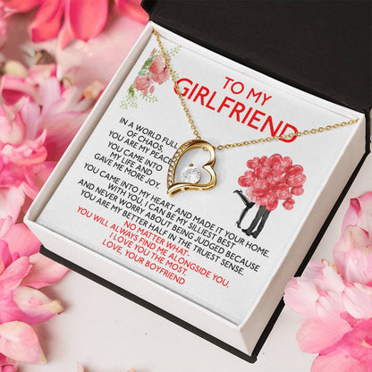 Gf002 Gift For Girlfriend 1 Forever Love Necklace