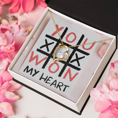 Xoxo Won My Heart Forever Love Necklace