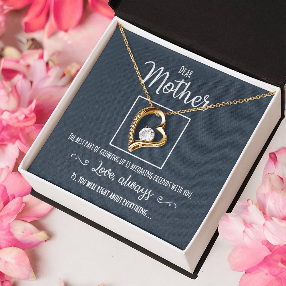 A Great Gift For Mom You Were Right Mother Daughter Necklace Forever Love Necklace