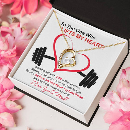 Forever Love Lifts My Heart! Forever Love Necklace