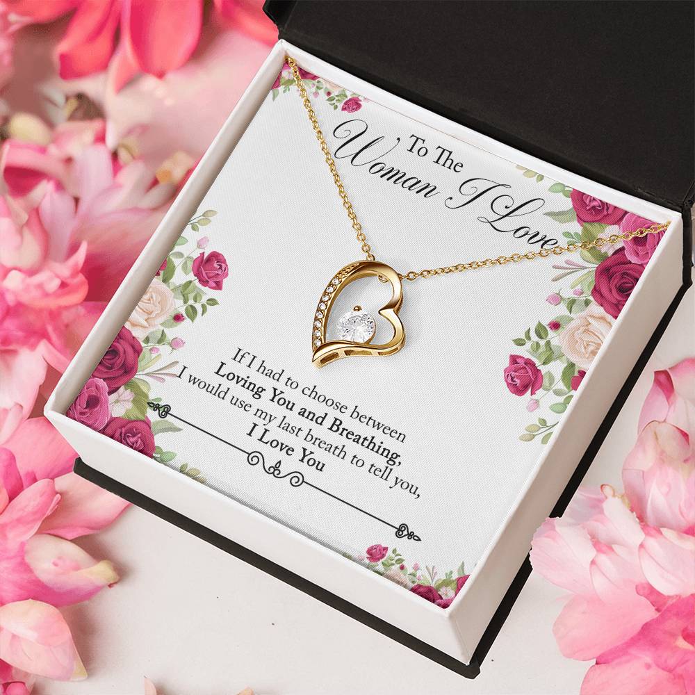 To The Woman I Love Forever Love™ Necklace Forever Love Necklace