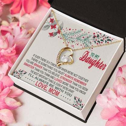Gift For Daughter From Mom Daughter Mother Necklace Daughter Gift From Mom To My Daughter Daughters Birthday Unique Gift For Daughter Grown Up Forever Love Necklace