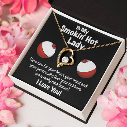 Fisherman's Lady  Customize Gift?? Heart Necklace Forever Love Necklace