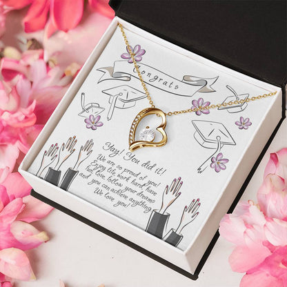 Congrats Your Senior On Her Graduation 2022 With An Incredible Necklace With Motivation Congratulations I Am So Proud Of You Forever Love Necklace