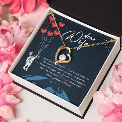 To My Wife Necklace Beyond The Stars 1 Forever Love Necklace