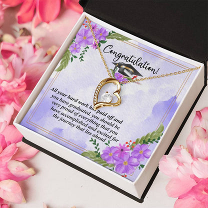 Congratulations I Am So Proud Of You Birthstone Necklace Graduation Gift Necklace Graduation Forever Love Necklace