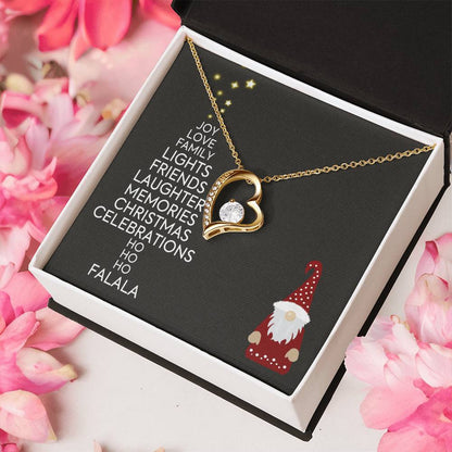 Christmas Gift Necklace Present Jewelry Xmas Gift Holiday Gift Idea Forever Love Necklace