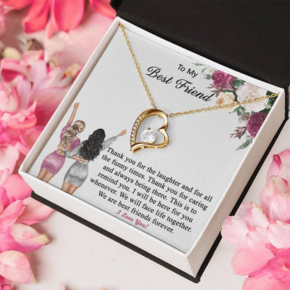 Gift For Best Friend Friend Necklace 1 Forever Love Necklace