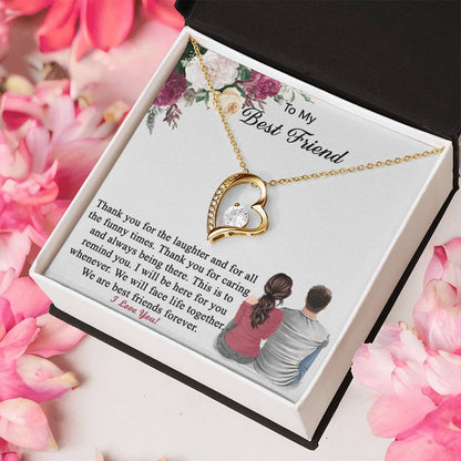 Gift For Best Friend From Boyfriend Friend Necklace 1 Forever Love Necklace
