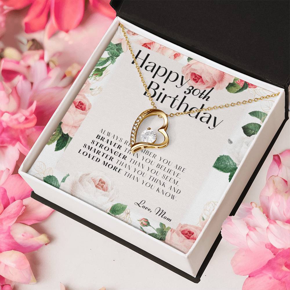 30th Birthday Gifts For Daughter Gift For Daughter From Mom Daughter Mother Necklace Daughter Gift From Mommy 1 Forever Love Necklace