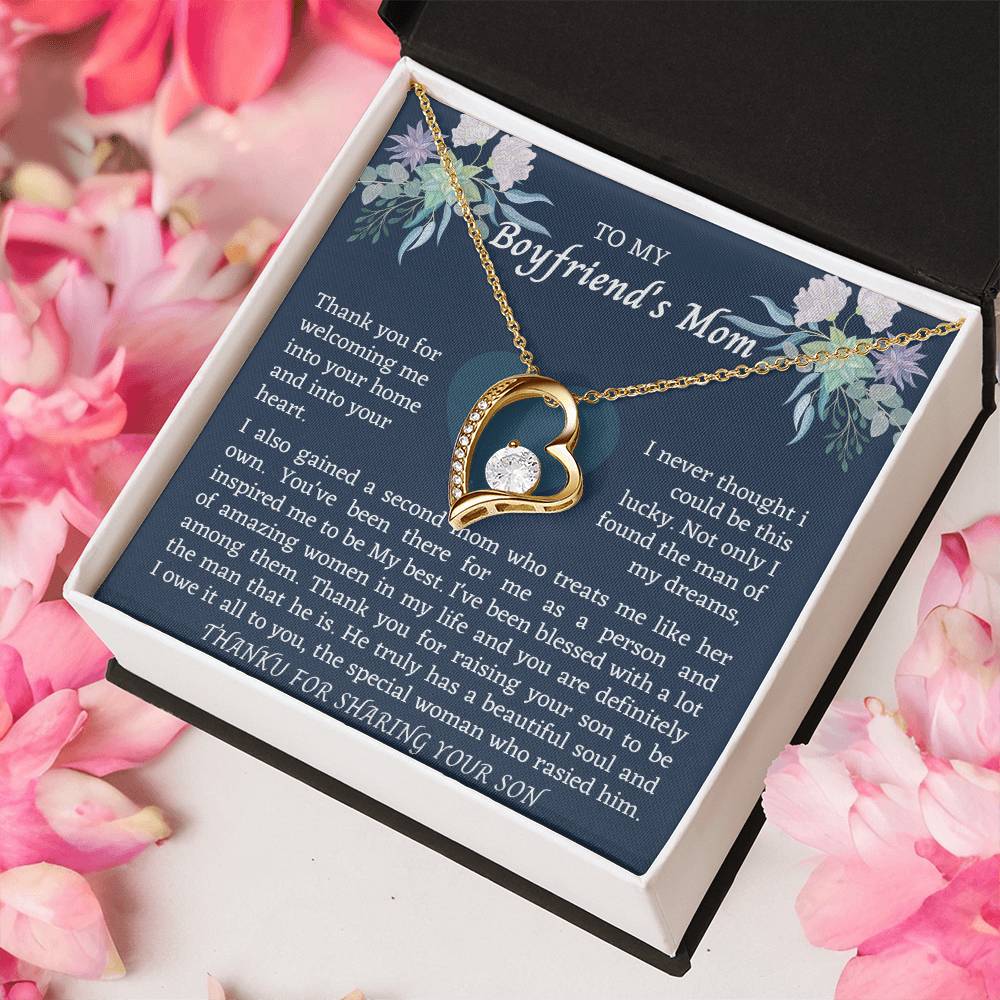 Forever Necklace Boyfriends Mom Forever Love Necklace