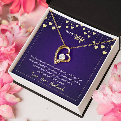 To My Wife Happy Anniversary You're Not Just The Mother Of My Children Necklace 1 Forever Love Necklace