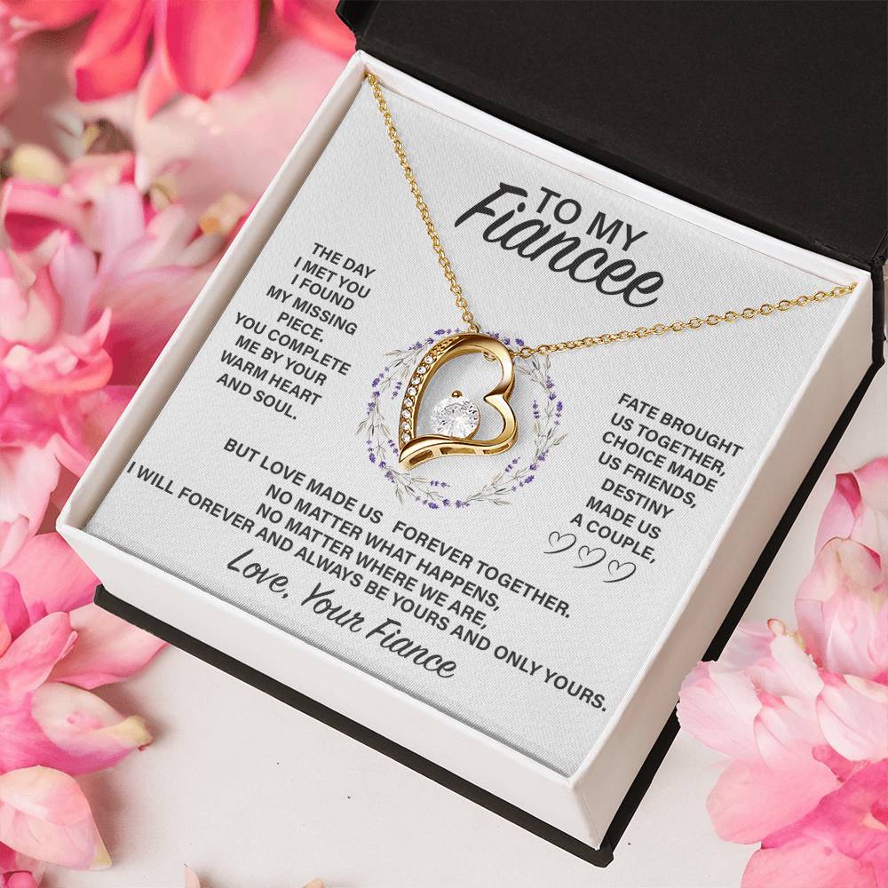 Fe004 Forever Love Necklace  Gift For Fiancée Forever Love Necklace