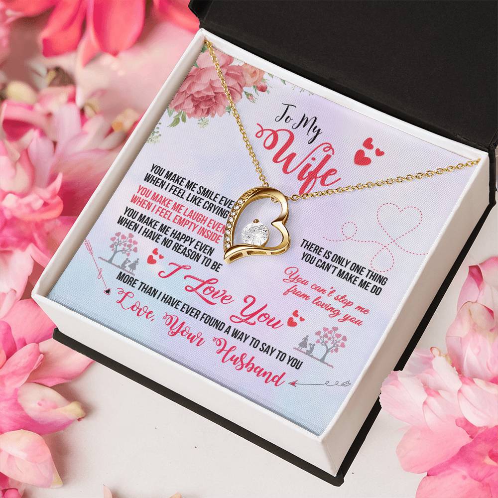 Forever Love Necklace To My Wife I Love You 1 Forever Love Necklace