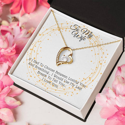 Forever Love Necklace Gift For Wife 1 Forever Love Necklace