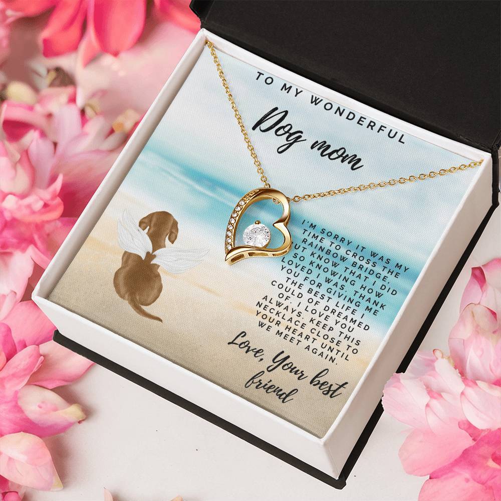 Deceased Dog Gift Custom Dog Necklace Dog Memory Dog Remembrance Gift Pet Loss Necklace Bereavement Gift Dog Forever Love Necklace