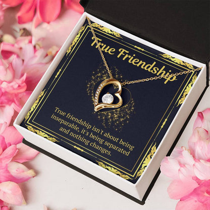 True Friendship Gift Forever Love Necklace