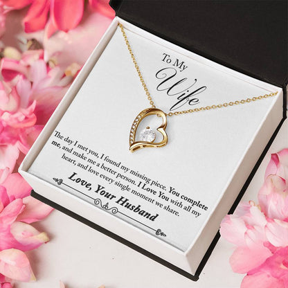 To Wife From Husband 1 Forever Love Necklace