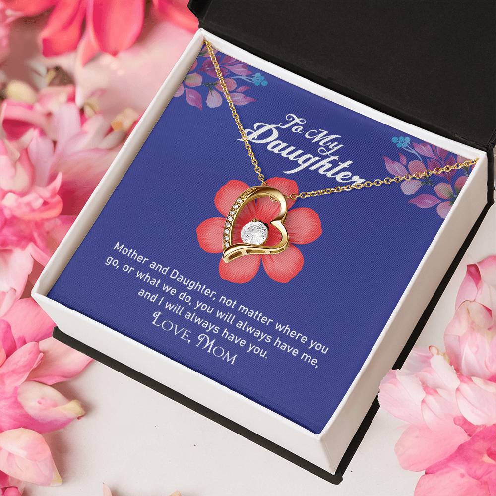 Gift For Daughter From Mom Someday When Pages Of My Life Ends Daughter Necklace Gift For Daughter Daughter Forever Love Necklace