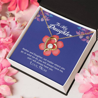 Gift For Daughter From Mom Someday When Pages Of My Life Ends Daughter Necklace Gift For Daughter Daughter Forever Love Necklace