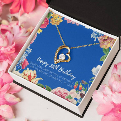 30th Birthday Gifts For Daughter Necklace For Daughter 3 Decade Jewelry 30 Years Old 30th Birthday Gift Necklace Forever Love Necklace
