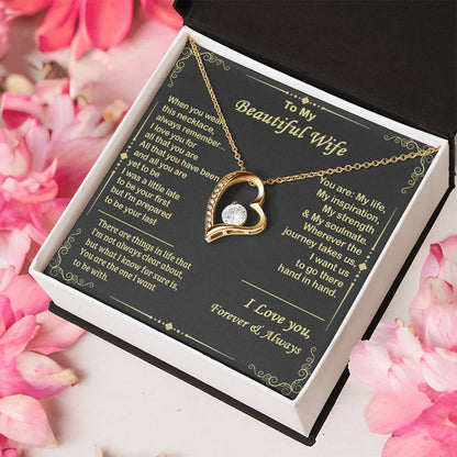 Almost Sold Out To My Beautiful Wife Forever Love Necklace