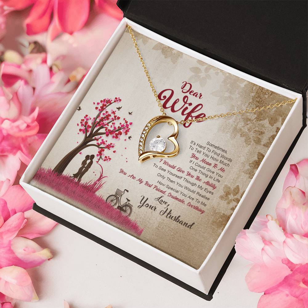 To My Wife Forever Love Necklace