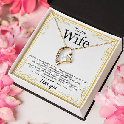 To My Wife I Love You Forever Perfect Gift For Wife Tmfw29 1 Forever Love Necklace