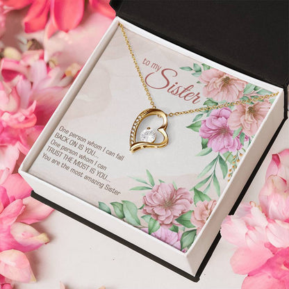 Collection Sister Most Amazing Sister Forever Love Necklace