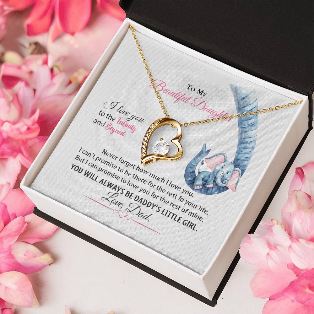 Dad To Daughter Forever Love Necklace