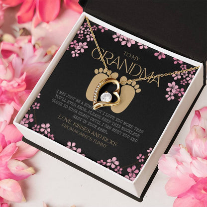 First Time Grandma Gifts Mothers Day Gift New Grandma Necklace I May Just Be A Bump But I Love You More Than You Ever Know Forever Love Necklace