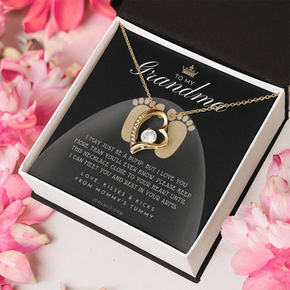 First Time Grandma Gifts Mothers Day Gift New Grandma Necklace I May Just Be A Bump But I Love You More Than You Ever Know Baby Shower Forever Love Necklace