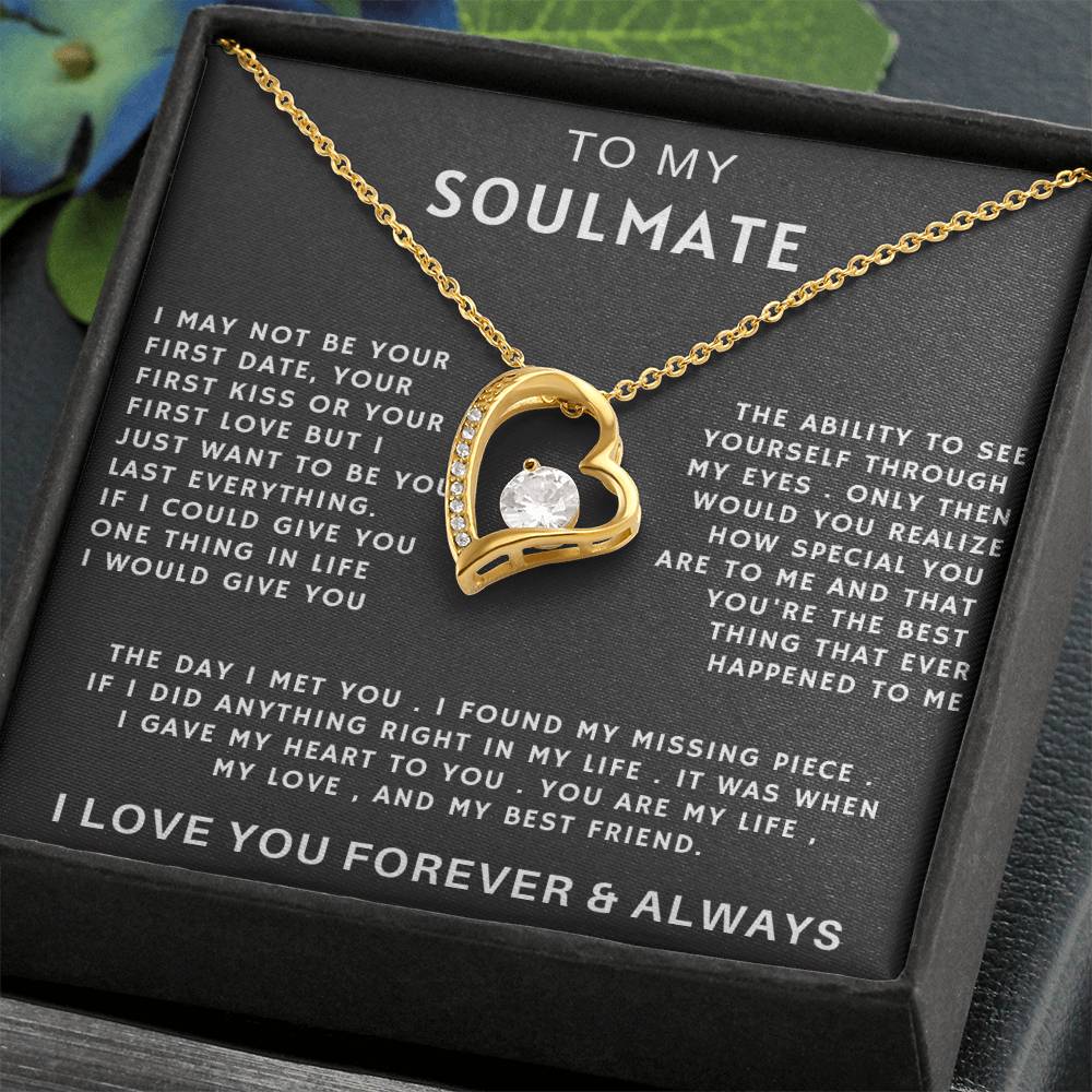 Beautiful Soulmate Forever Love Necklace