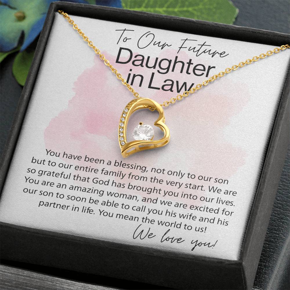 To Our Future Aughter In Law Forever Love Necklace
