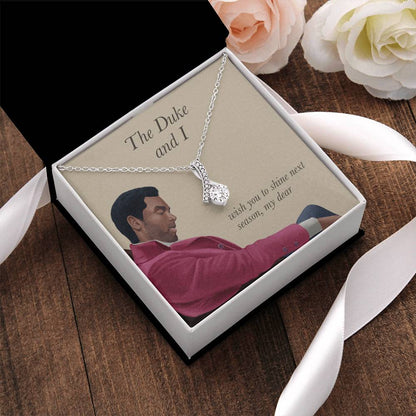 Bridgerton Gifts The Duke And I Necklace Bff Gift Christmas Birthday Alluring Beauty Necklace