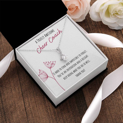 Cheer Coach Gift Alluring Beauty Necklace